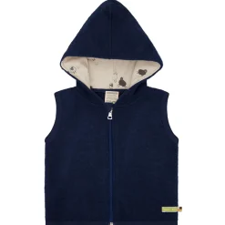 Wollfleece-Weste ultramarin 110/116