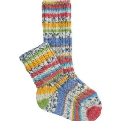 Wollsocken Baby bunt meliert 68/74