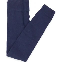 Wollstrick-Leggings marine 92-98