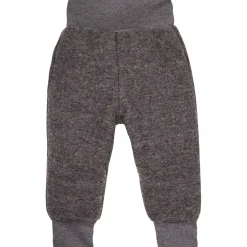 Wollwalk-Hose grau melange 86/92