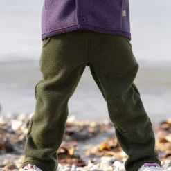Wollwalk-Hose oliv 86/92