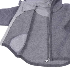 Wollwalk Jacke anthrazit 74/80
