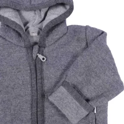 Wollwalk Jacke anthrazit 74/80