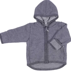 Wollwalk Jacke anthrazit 74/80