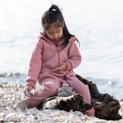 Wollwalk-Zippoverall softpink 86/92