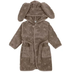 Baby Bademantel taupe 104/110