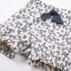 Baby Bloomer blaue Blüten 56/62