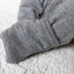 Babyhose Wolle Seide grau 56