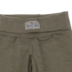 Babyhose Wolle Seide khaki 62