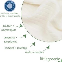 Baby Häubchen Baumwolle Wolle Seide natur 38/44
