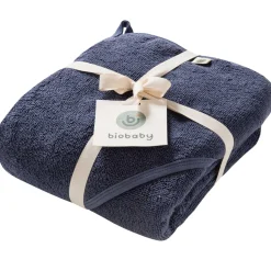 Baby Kapuzenhandtuch rauchblau