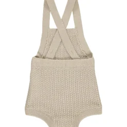 Baby Strick-Latzhose kurz sand 62
