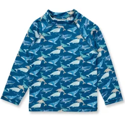 Badeoutfit "Wale" ozeanblau 122/128