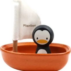 Badewannenspielzeug Segelboot Pinguin