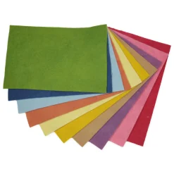 Bastelfilz in kräftigen Farben | 10 Platten