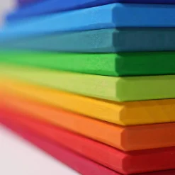 Bauplatten Regenbogen