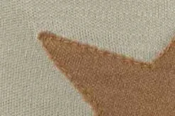 Beanie Merinowolle Stern seegras 49