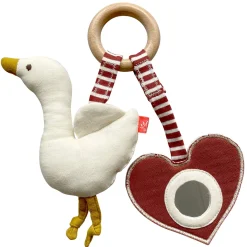 Beißring mit Gans und Herz