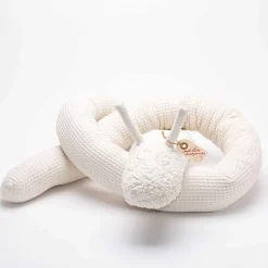 Bettwurm Waffelpique beige