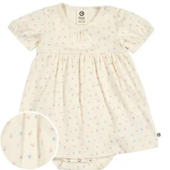 Bodykleid „Blümchen“ creme 56