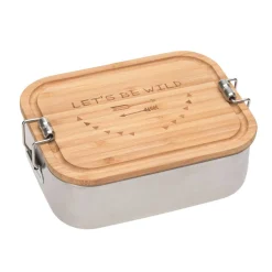 Brotdose Edelstahl "sei wild"