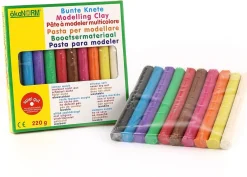 Bunte Knete 10 Farben 220g