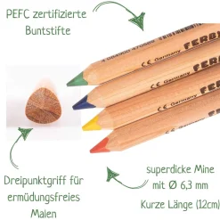12 Buntstifte Ferby® natur