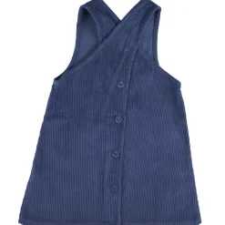 Cord-Kleid dunkelblau