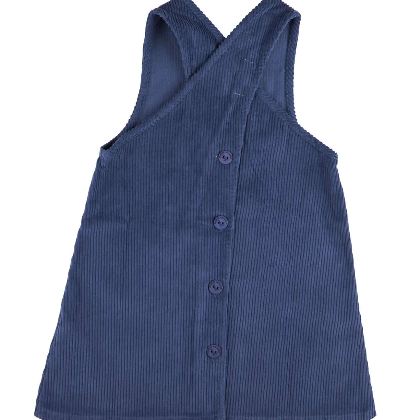Cord-Kleid dunkelblau