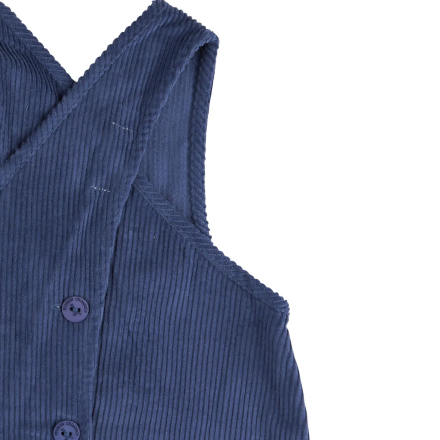 Cord-Kleid dunkelblau
