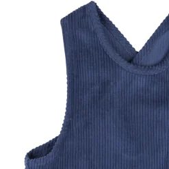 Cord-Kleid dunkelblau