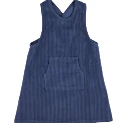 Cord-Kleid dunkelblau