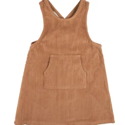 Cord-Kleid kupfer