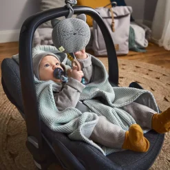 Einschlagdecke Babyschale mint