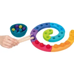 Farbspiel und Adventsspirale