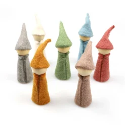 7 Filzzwerge Pastell