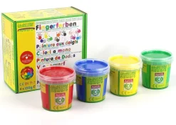 Fingerfarben 4er Set Klassik