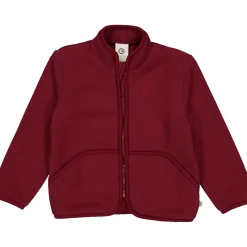 Fleece-Jacke dunkelrot 80
