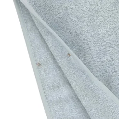 Frottee-Badeponcho hellblau
