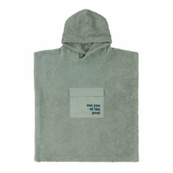 Frottee-Badeponcho khaki
