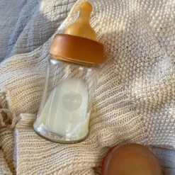 Glas-Babyflaschen Set 150ml Weithals