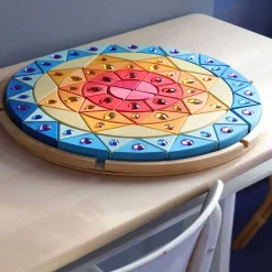 Glitzermandala Sonne