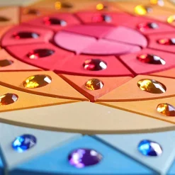 Glitzermandala Sonne