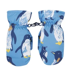 Handschuhe/Fäustlinge "Pinguin" blau 116-128