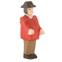 Holzfigur Bauer
