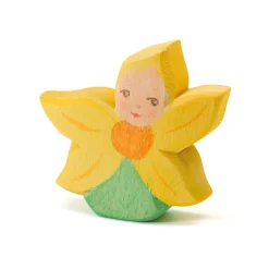Holzfigur Blumenkind Sonnenblume