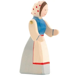 Holzfigur Bäuerin