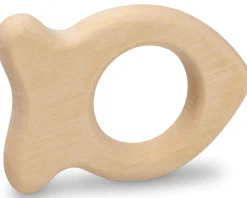 Holzgreifling + Beißring Fisch