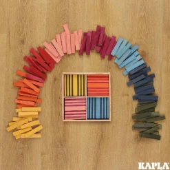 Holzplättchen 100er Kasten bunt