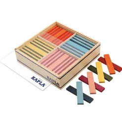Holzplättchen 100er Kasten bunt